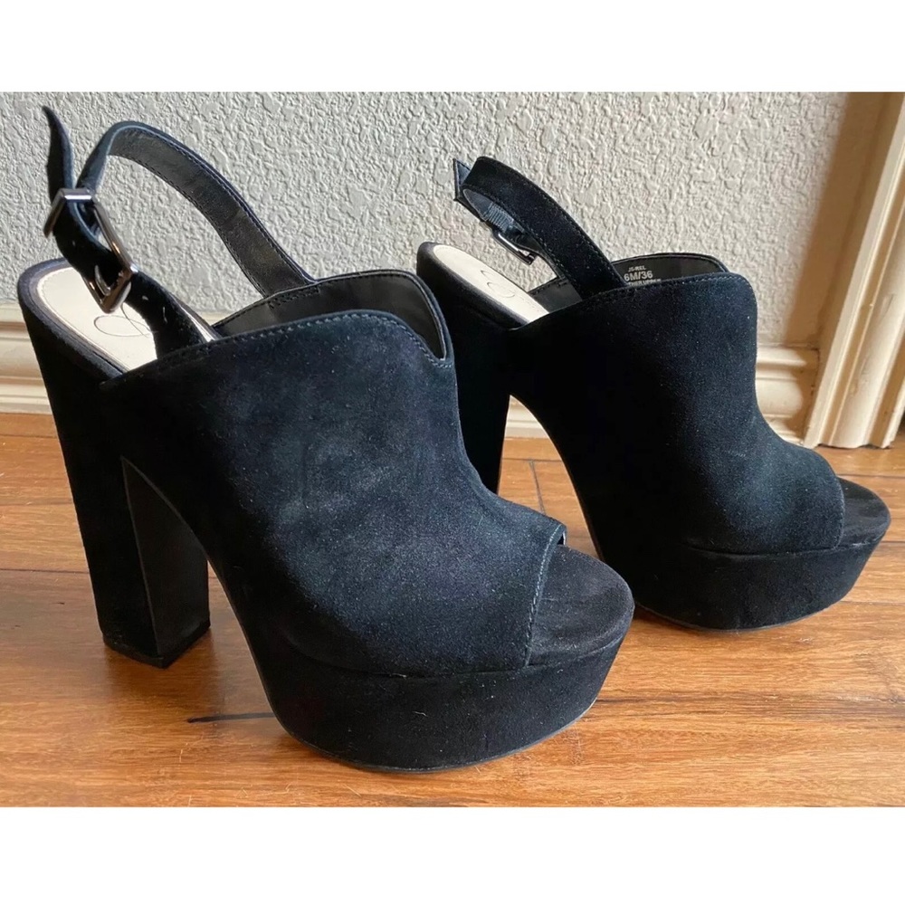Jessica Simpson Black Heels 6